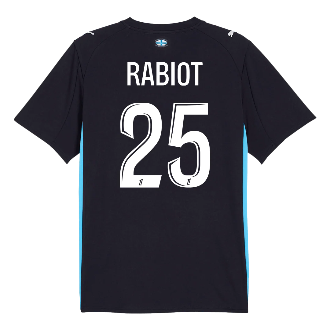 RABIOT #25 Marseille Away Soccer Jersey 2025/26