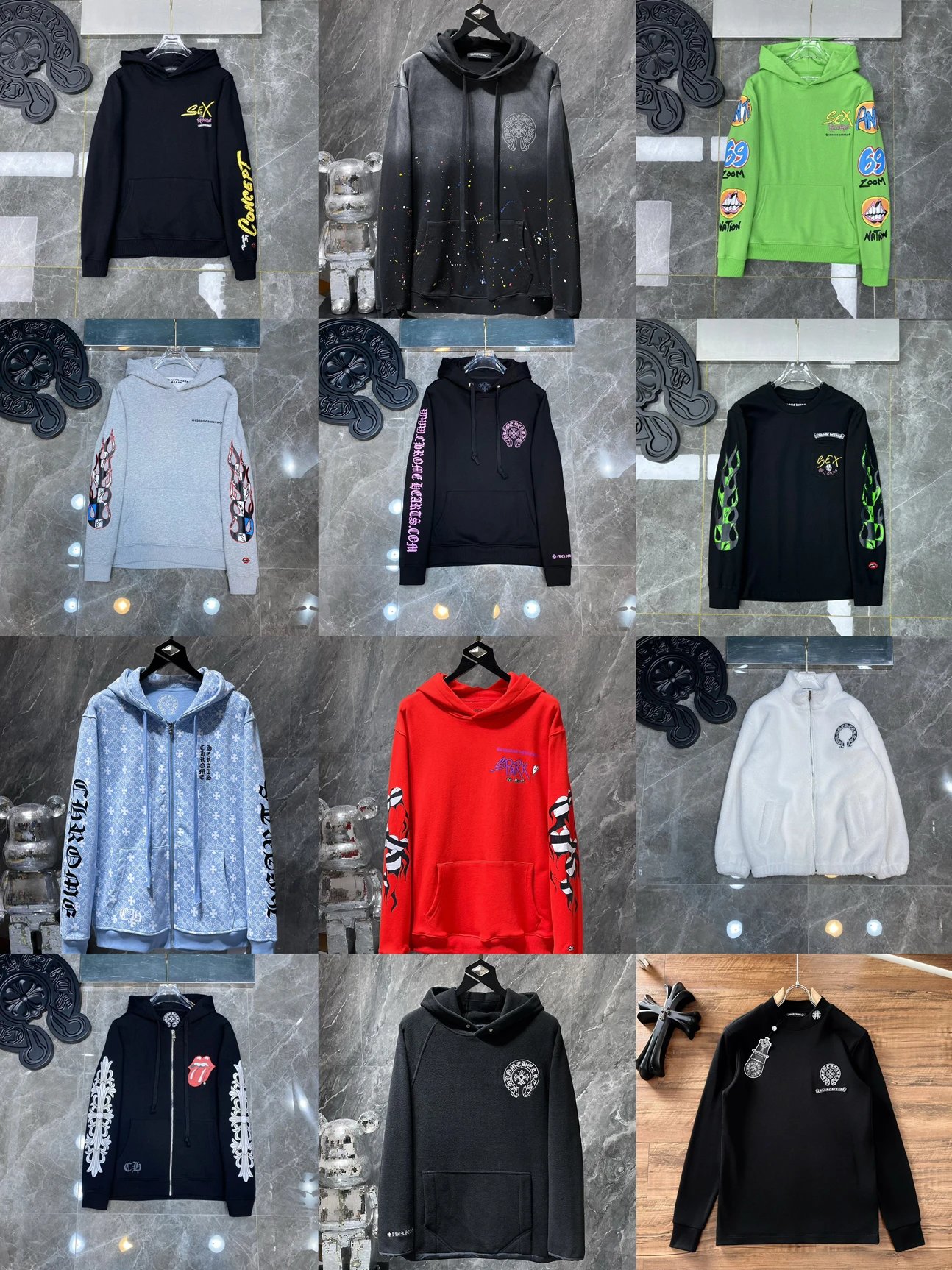 Multi-Color & Multi-Style Hoodie Collection