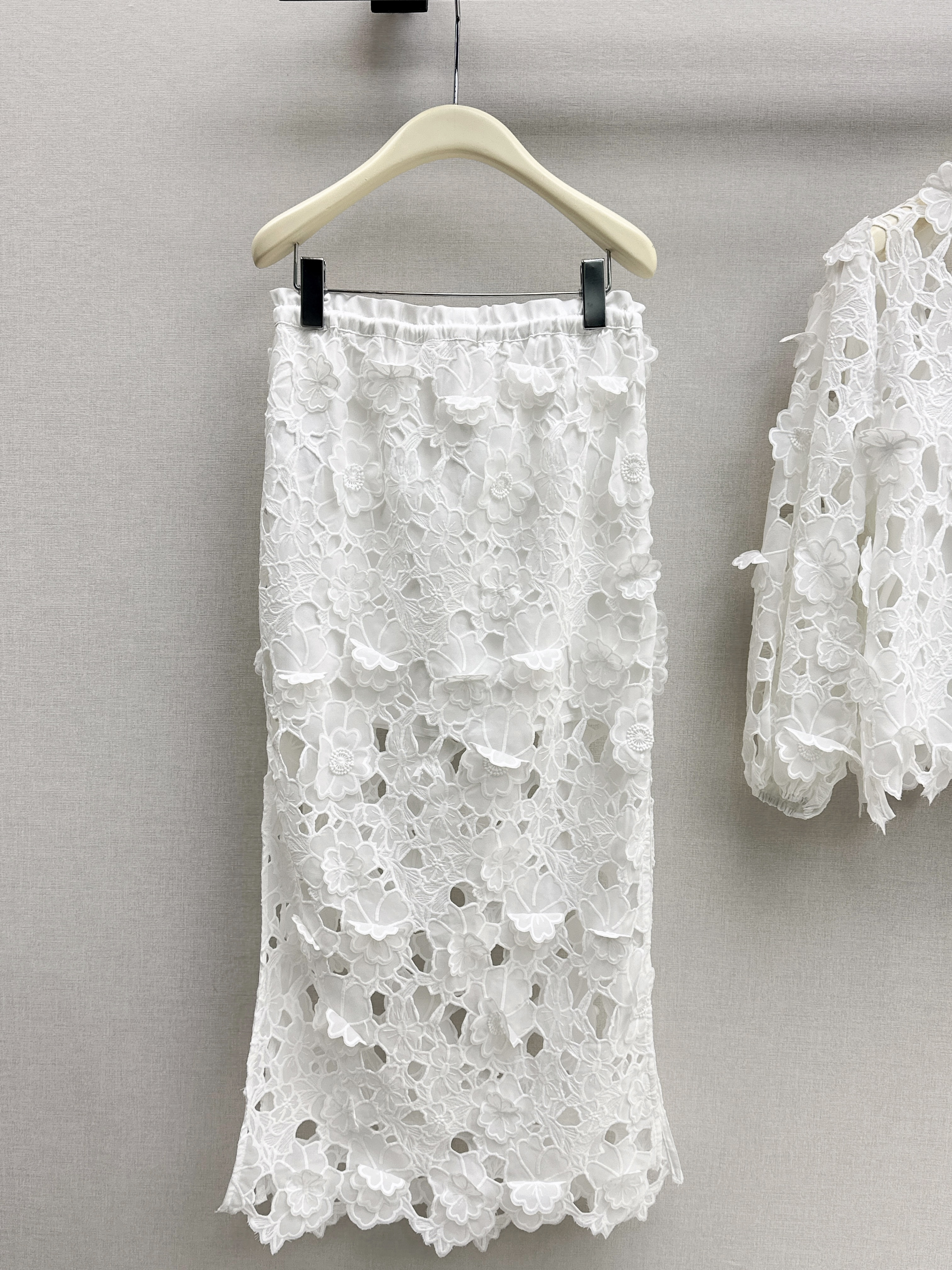 Zimm New lace hollow skirt