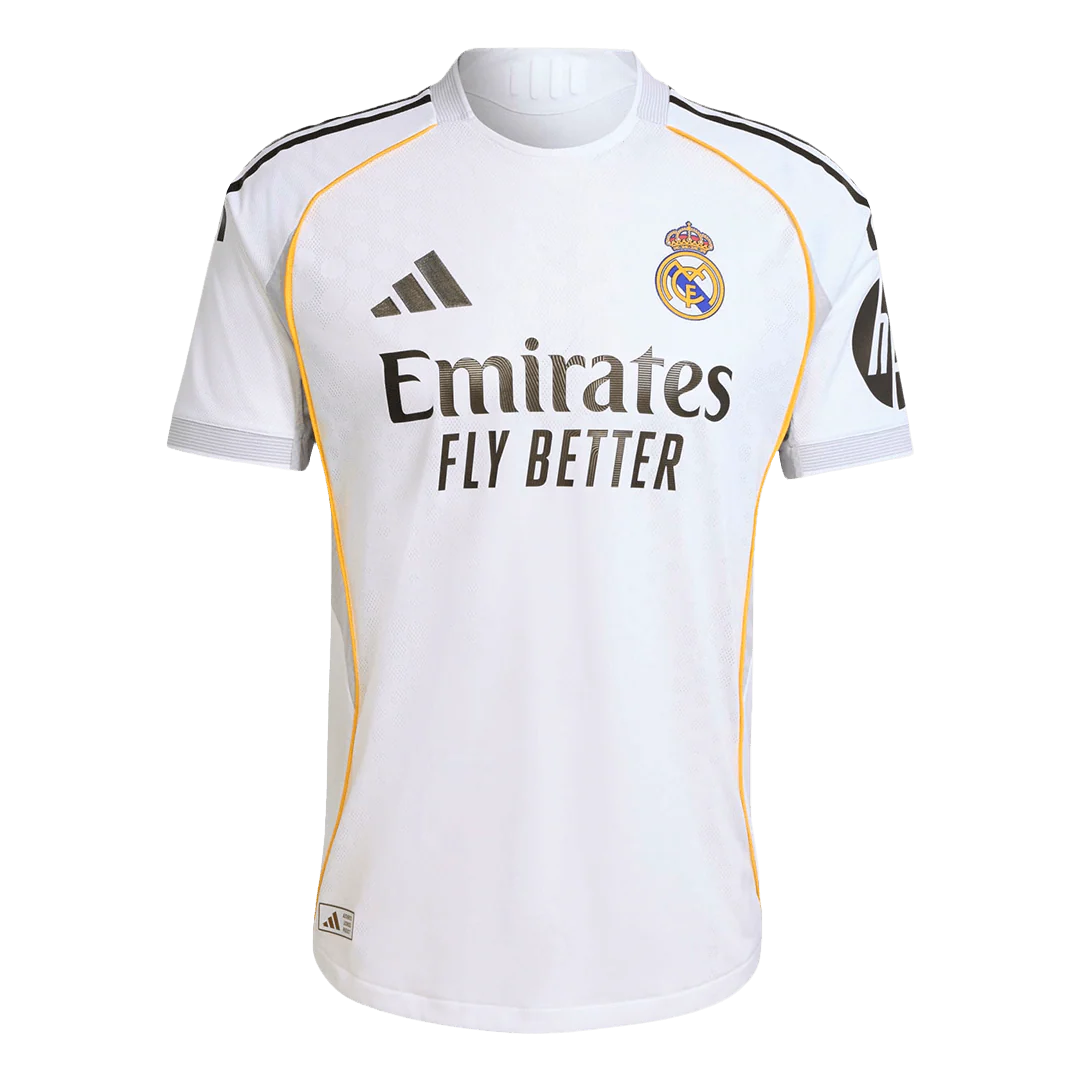 Real Madrid Home Player Version Soccer Jersey 2025/26 White