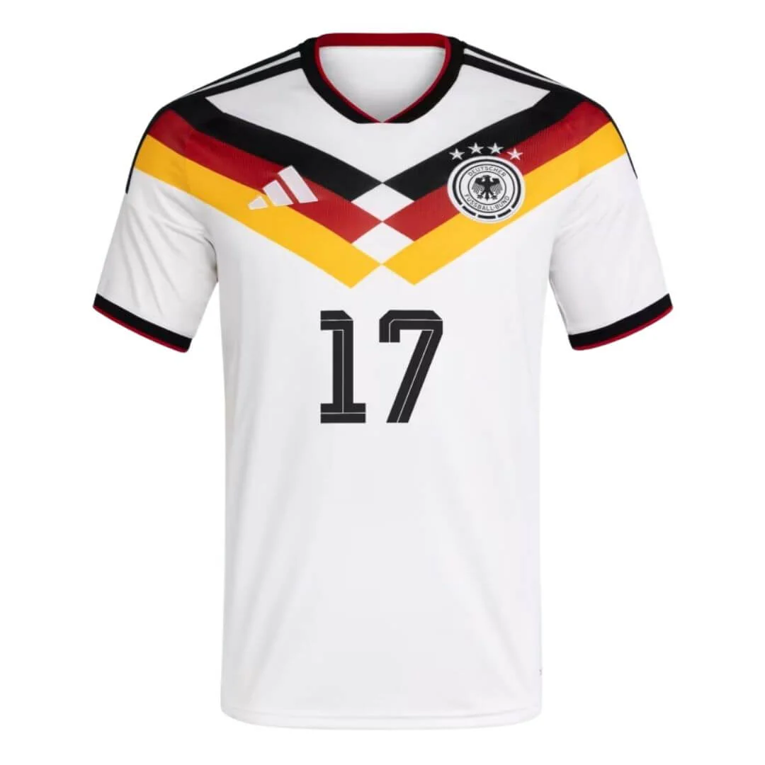 WIRTZ #17 Germany Home Soccer Jersey 2026 World Cup