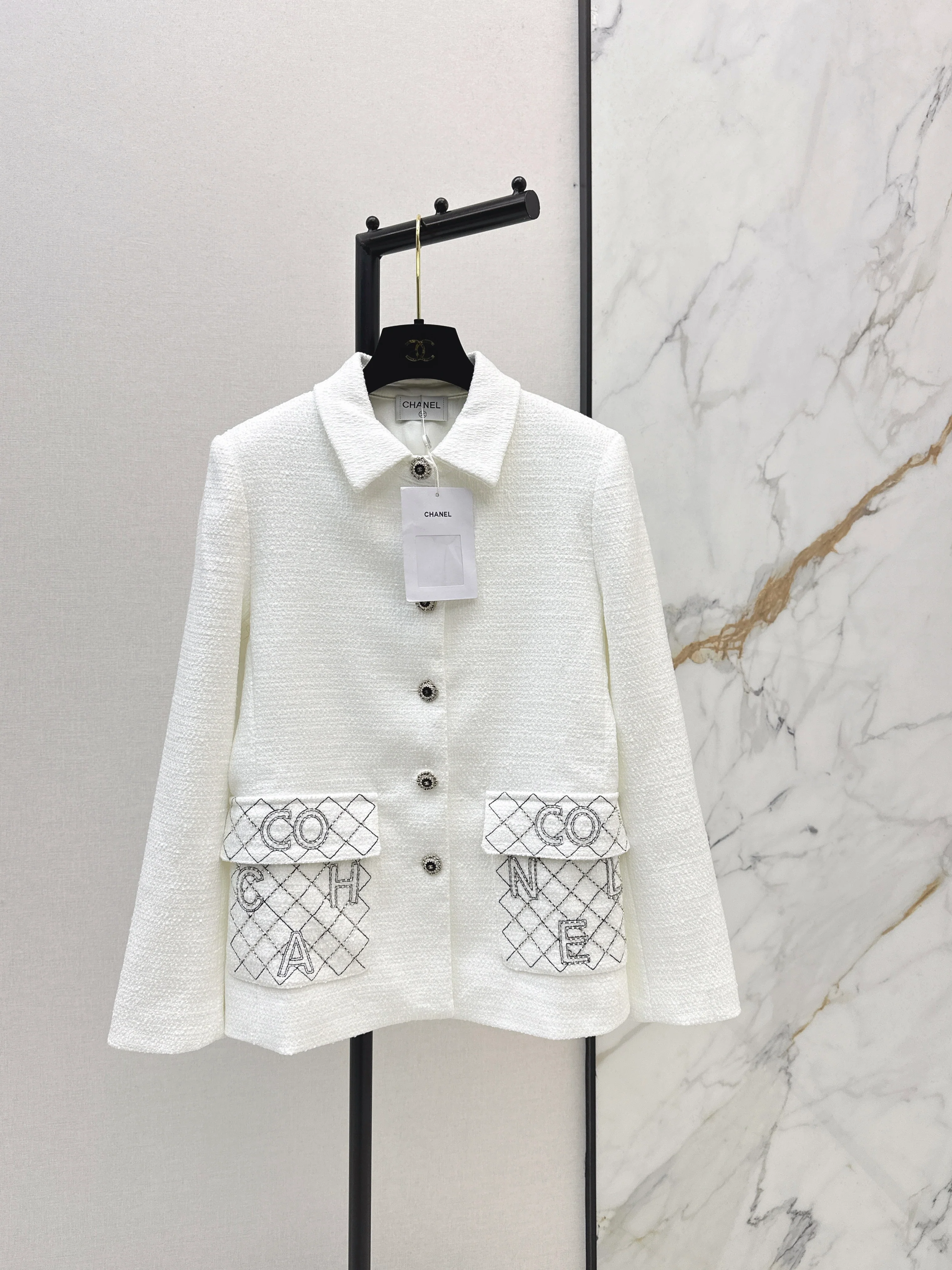 Chan NEW tweed woven jacket