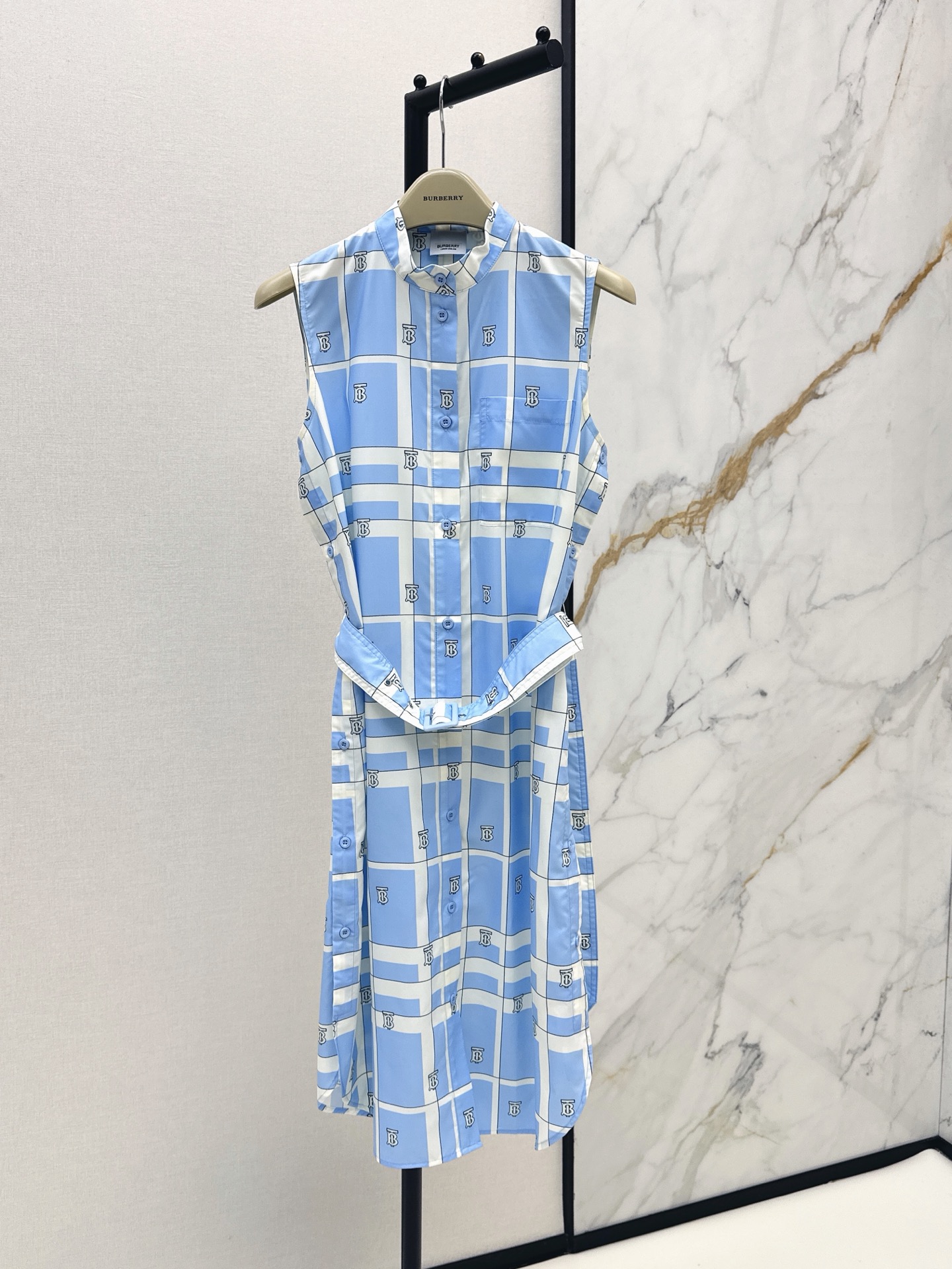 Bur New Plaid Sleeveless Dress