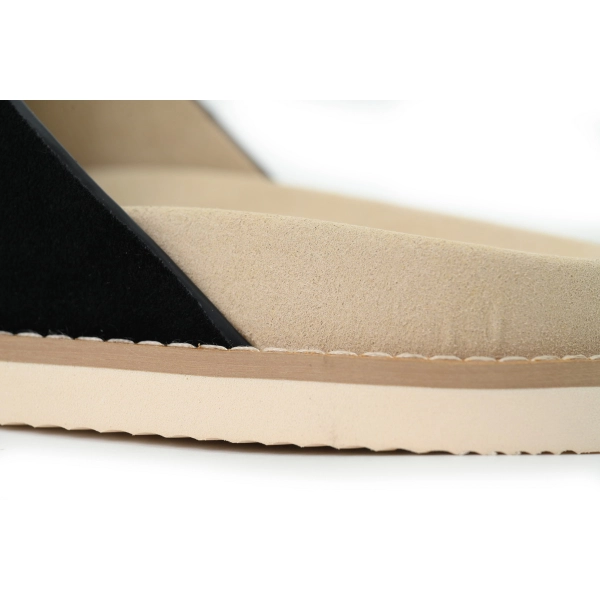 Brunello Cucinelli Suede Crisscross Slides Black