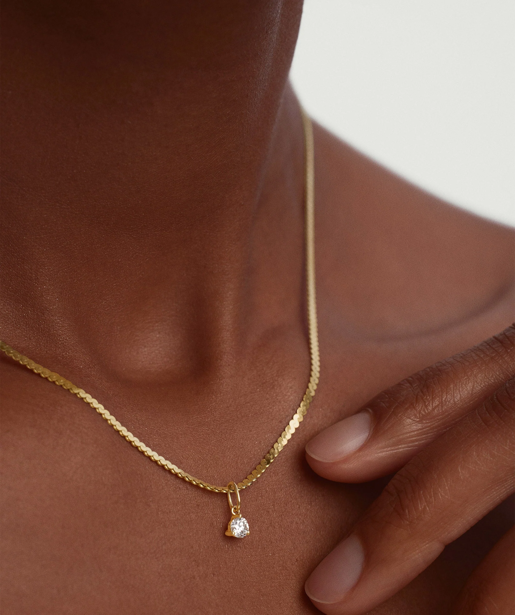 Lab Grown Diamond Round Pendant