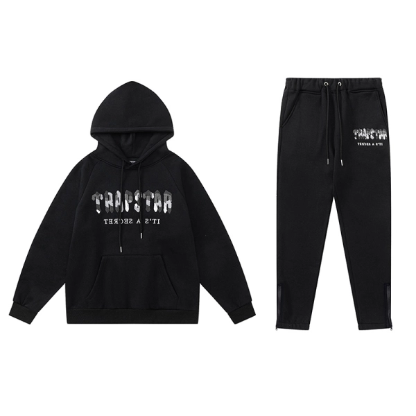 Trapstar Hoodie Tracksuit-2431 Black