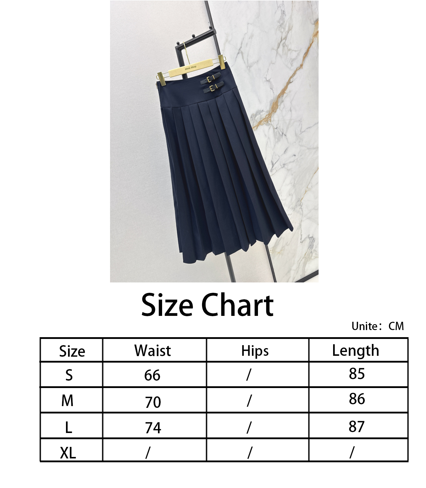 Miu NEW pleated skirts