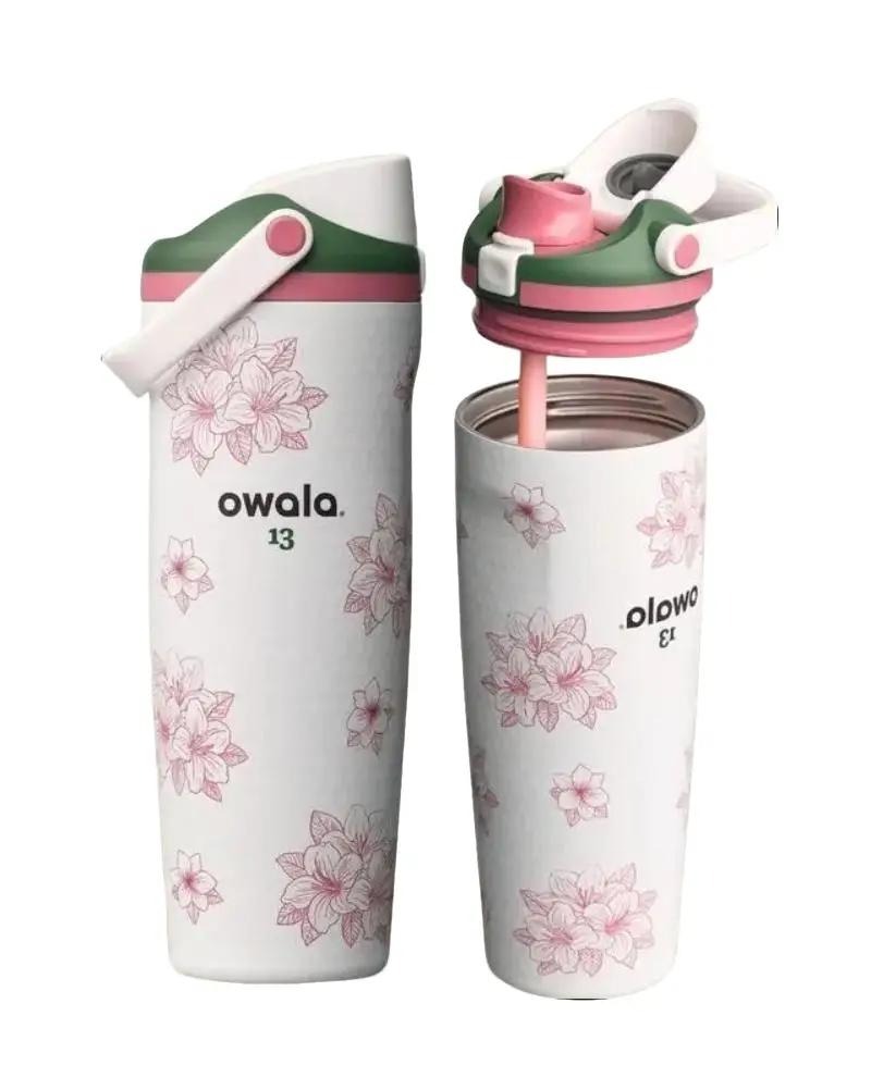 Owala FreeSip Sway 30oz Insulated Water Bottle - Azalea Masters Edition