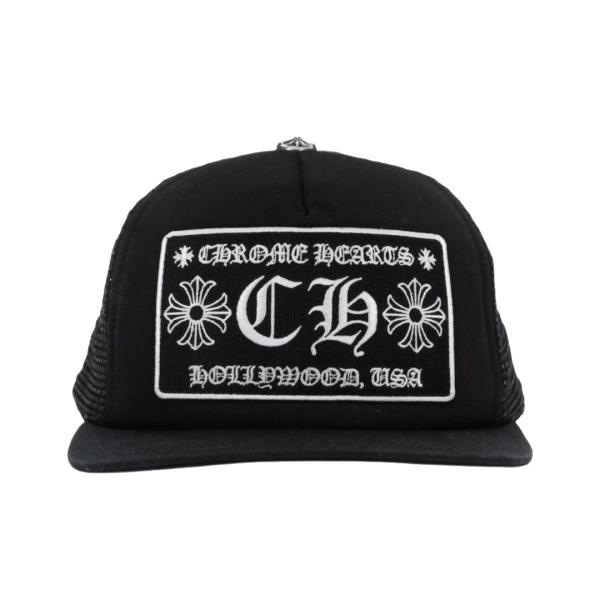 Chrome Hearts CH Las Vegas Trucker Hat Black ch1254