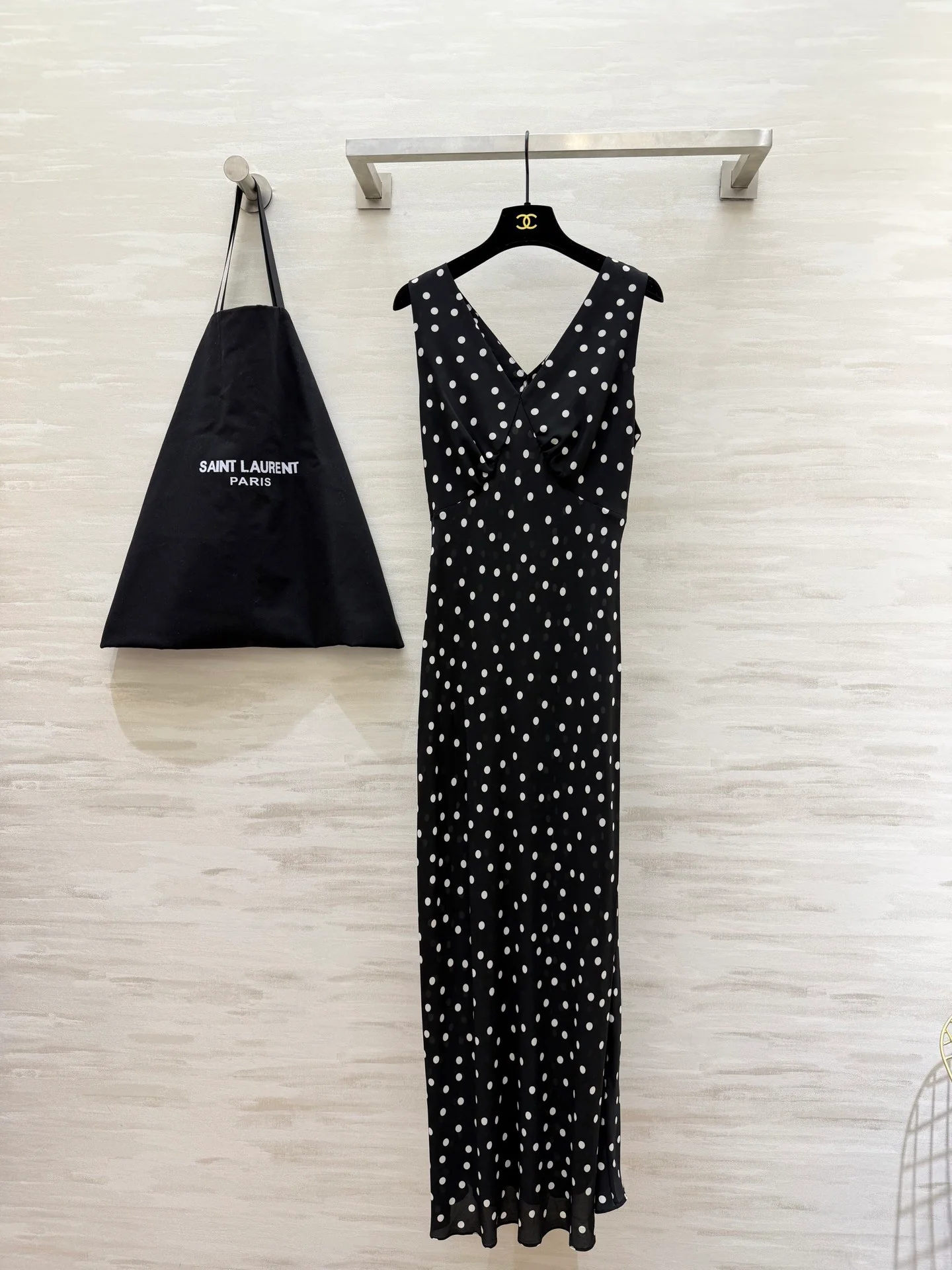 Saint NEW V-neck maxi dress