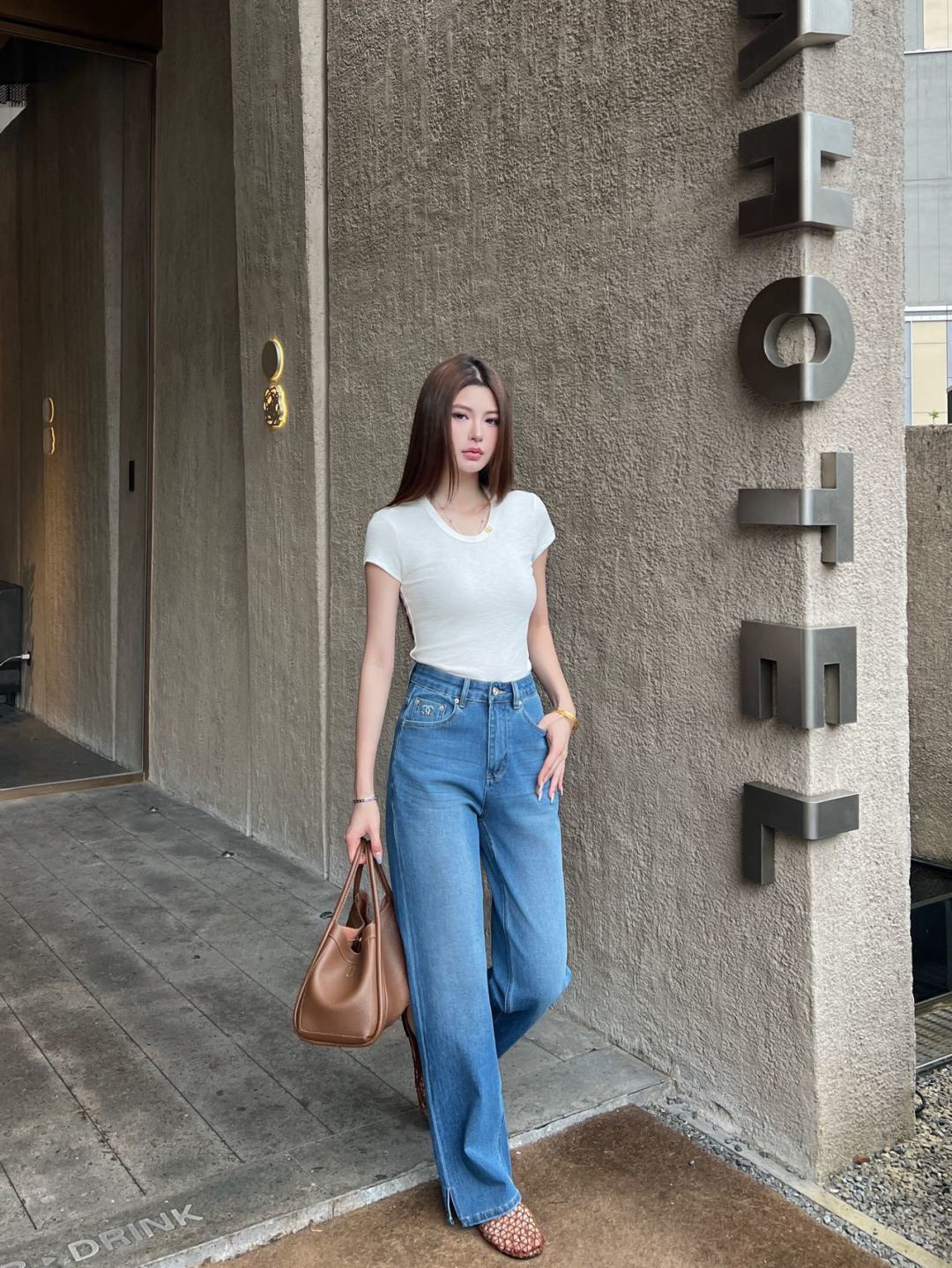 Chan New straight jeans