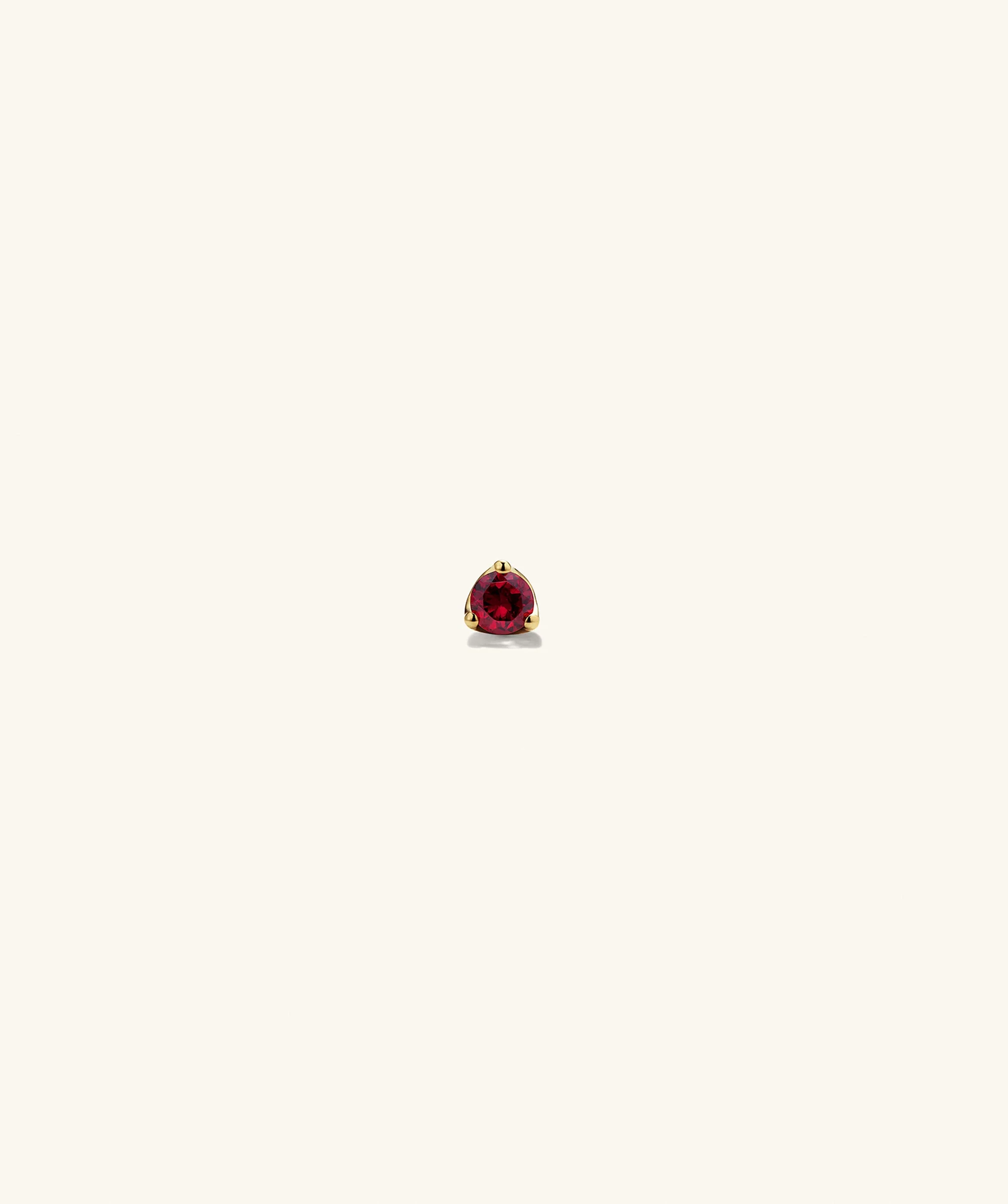 Piercing Studio - Single Gemstone Mini Flat Back Stud