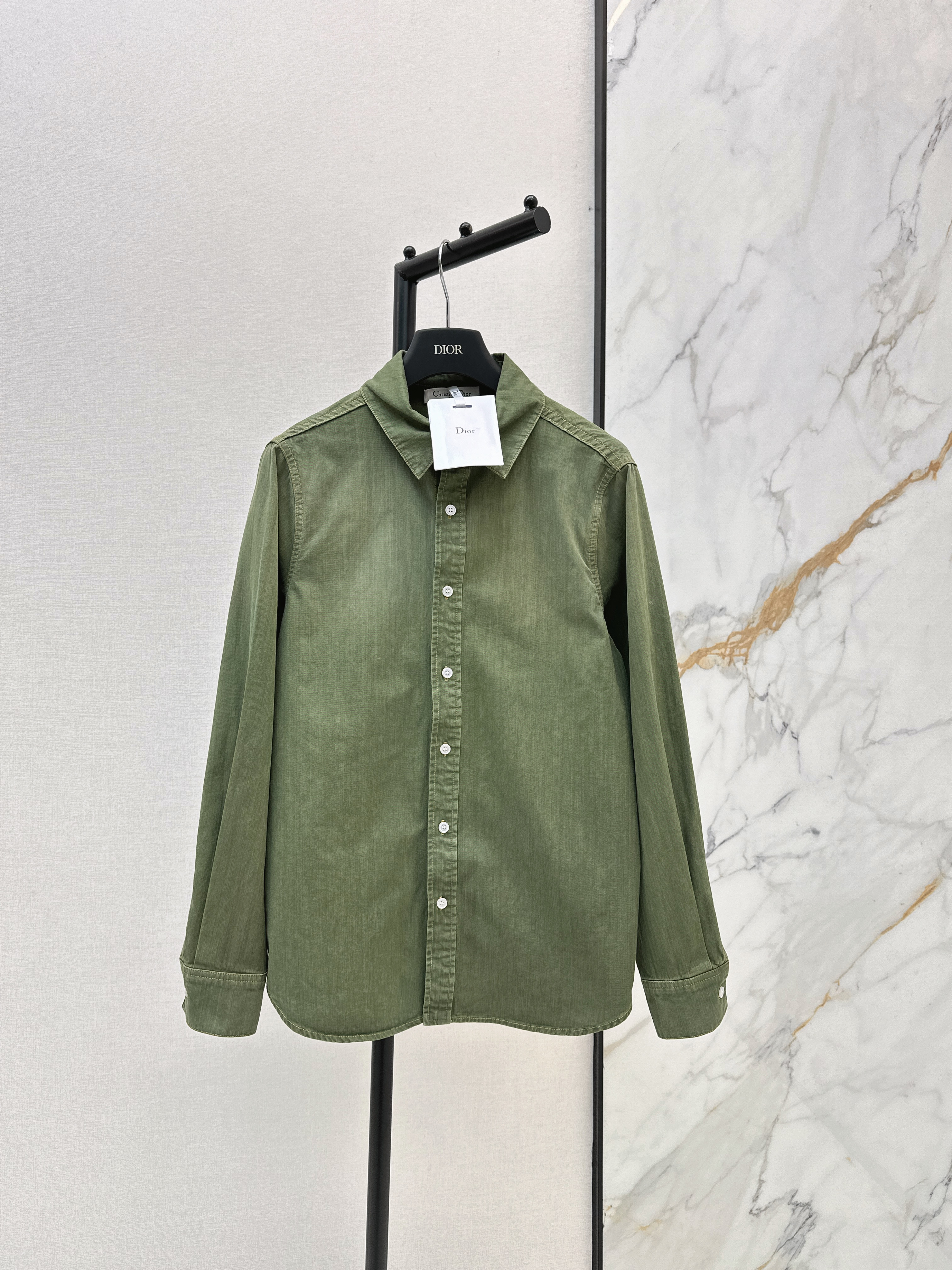 CD New Distressed denim shirt