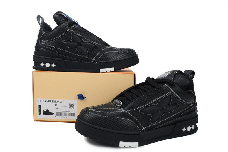 Pkkicks God Batch LOUIS VUITTON Skate Sneakers Black