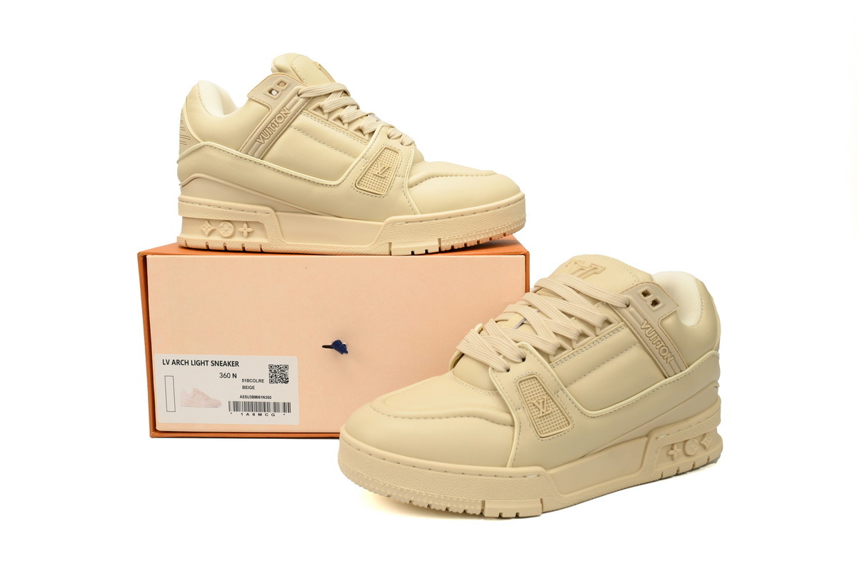 Pkkicks God Batch LOUIS VUITTON Trainer Beige