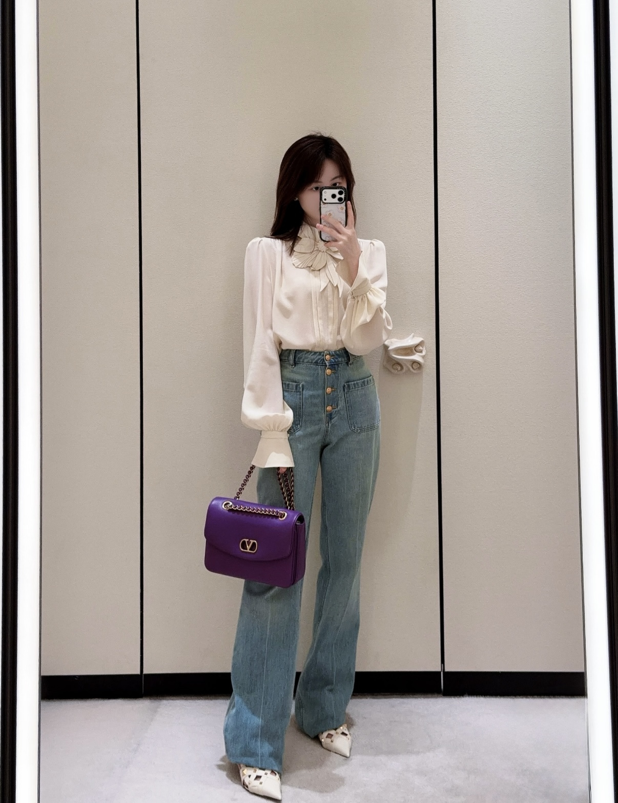 Val New floral silk shirt