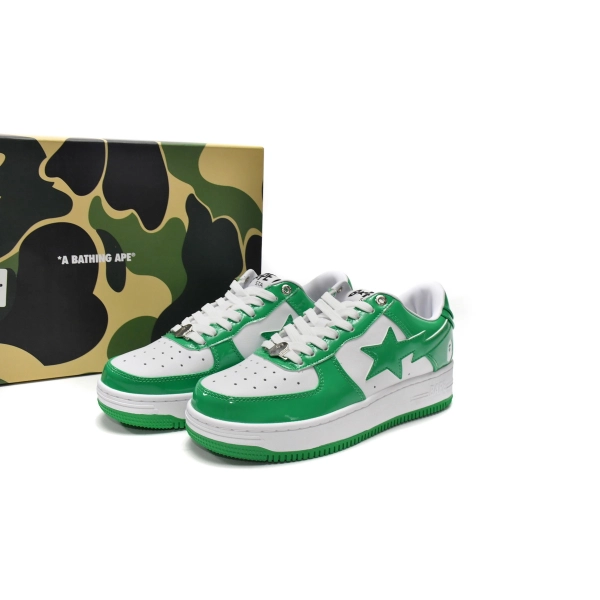 Cheap Fake BapeSta  White Green 1H70-191-001