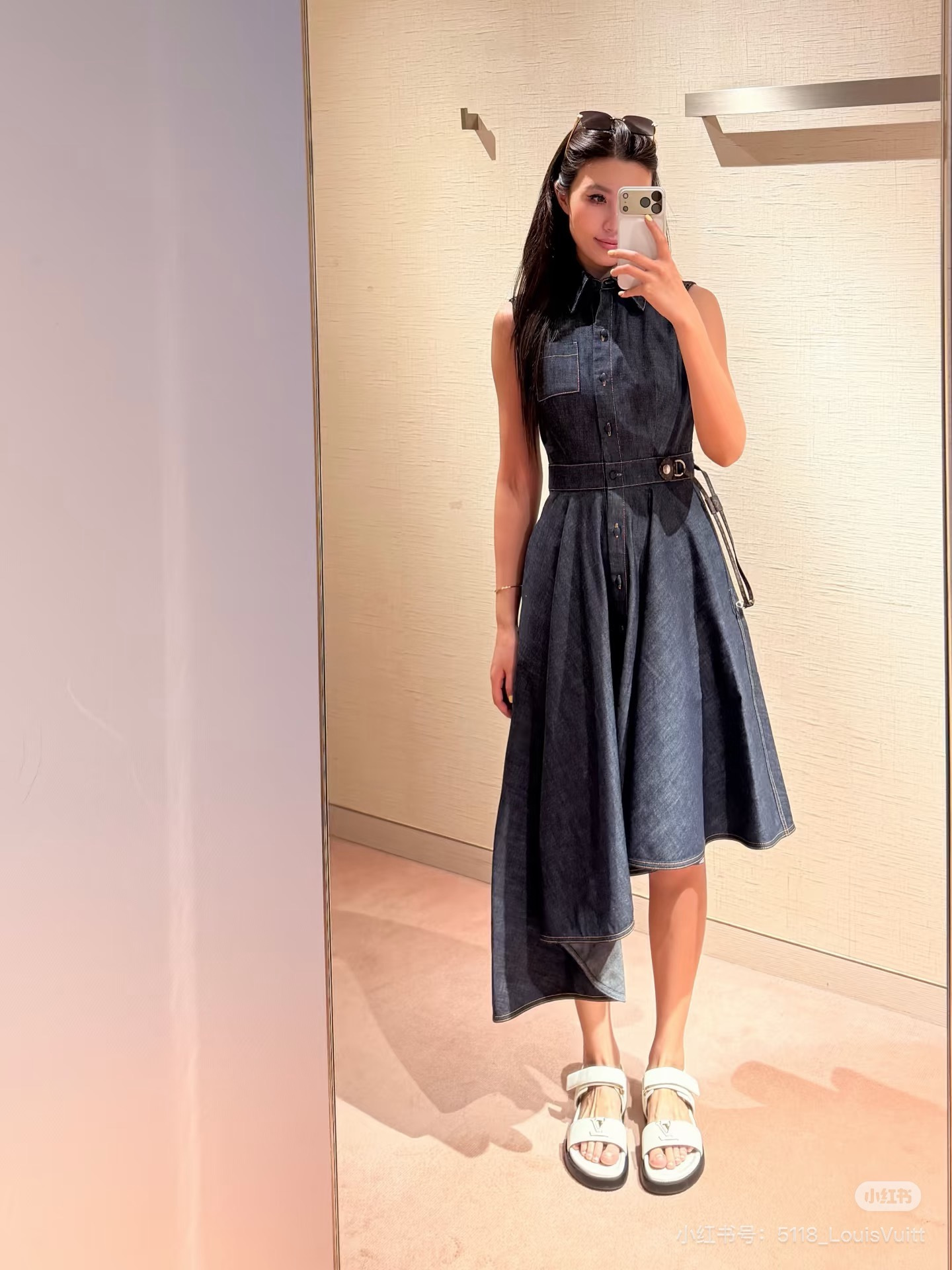 Louis New denim dress