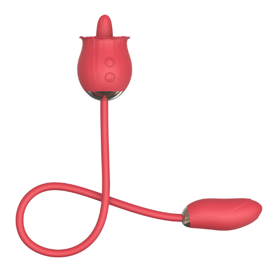 Rose-Shaped Sucking, Pulsating, and Vibrating Egg
