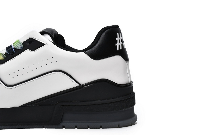 Pkkicks God Batch LOUIS VUITTON Trainer Black White 1A9ADA