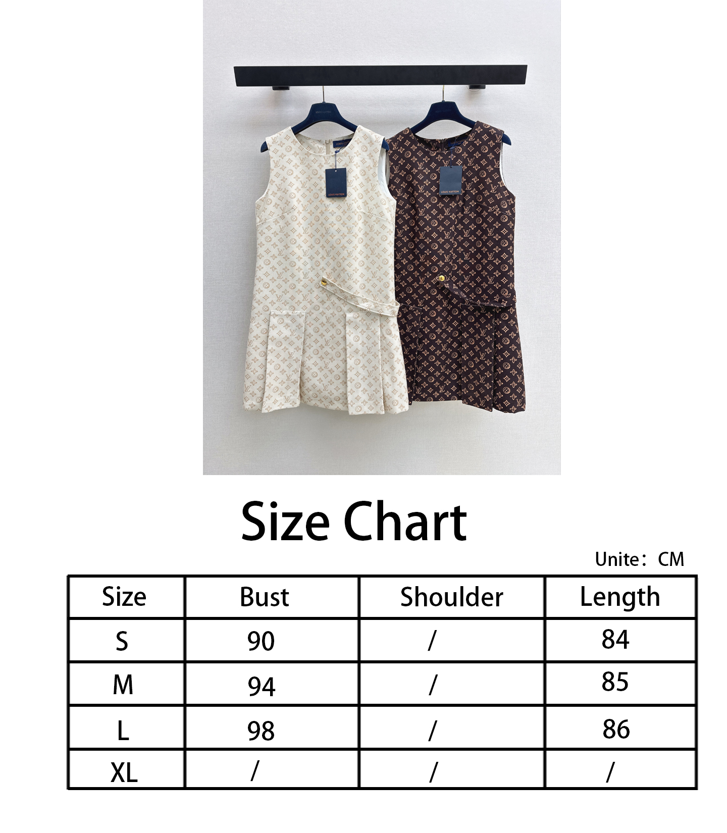 Louis NEW print sleeveless dress