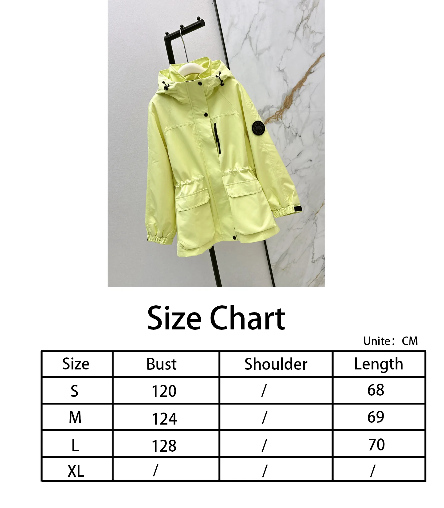 Monc NEW hooded windbreaker