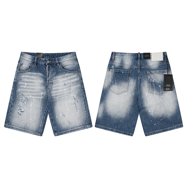 DSQUARED2 Micro Bullet Denim Shorts # 2040