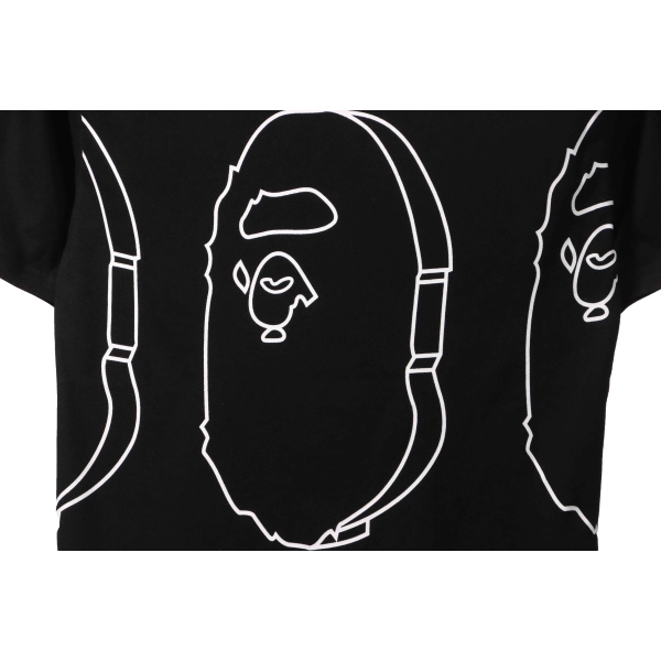 BAPE outlined ape head T-Shirt
