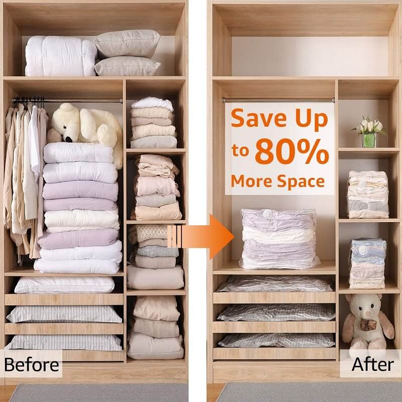 🔥LAST DAY SALE BUY 2 GET 1 FREE!!🏆🇬🇧 UK’s #1 Best-Selling Space-Saving Compression Storage Bags – No Vacuum Needed💪💯