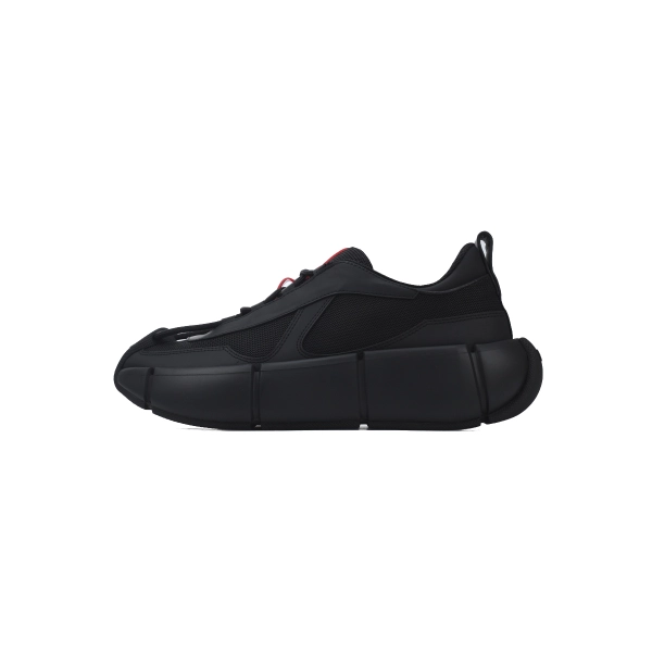 Prada Sneakers Black Red