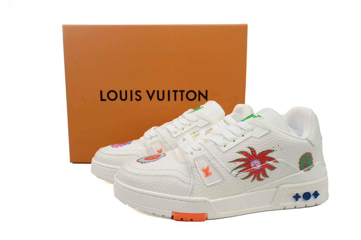 Pkkicks God Batch Yayoi Kusama x Louis Vuitton Trainer White
