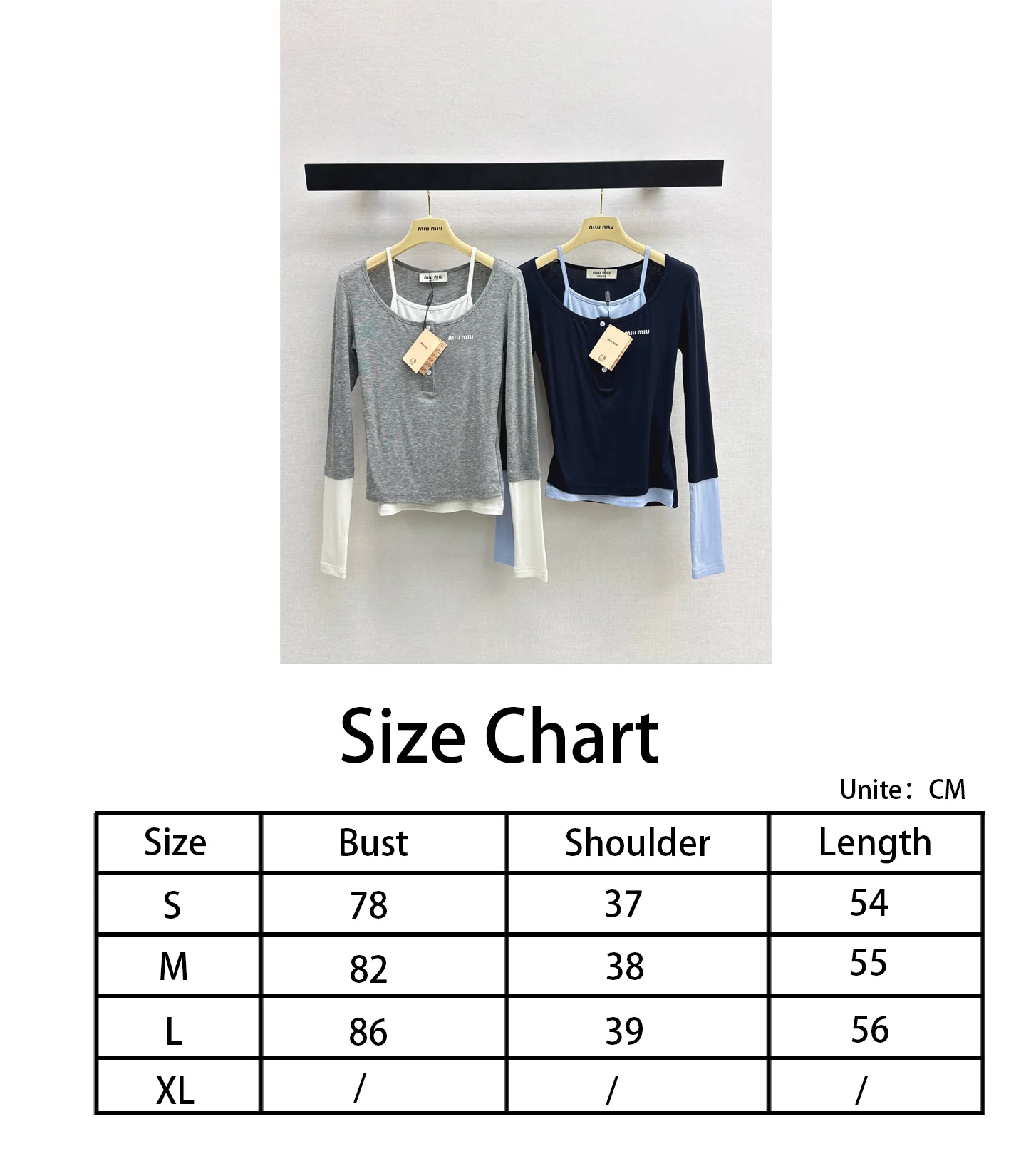 Miu NEW 2in1 basic tee