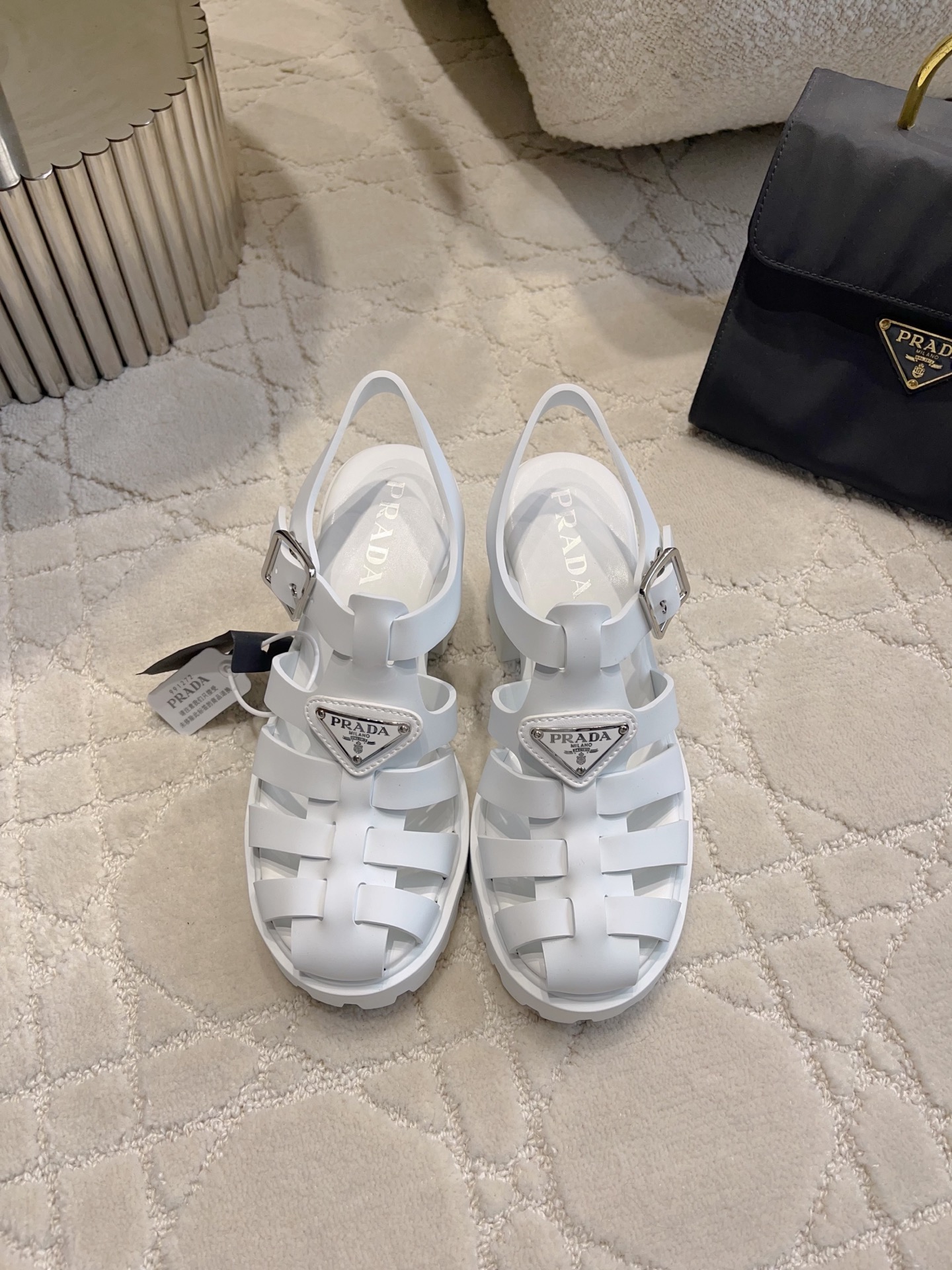 Pran New Roman platform high-heeled sandals