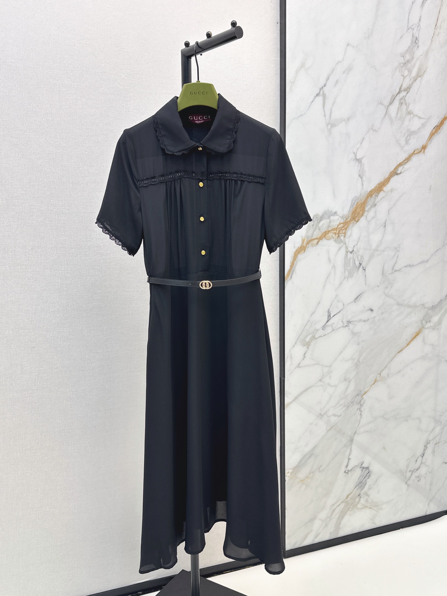 Guc New Lace-trim dress
