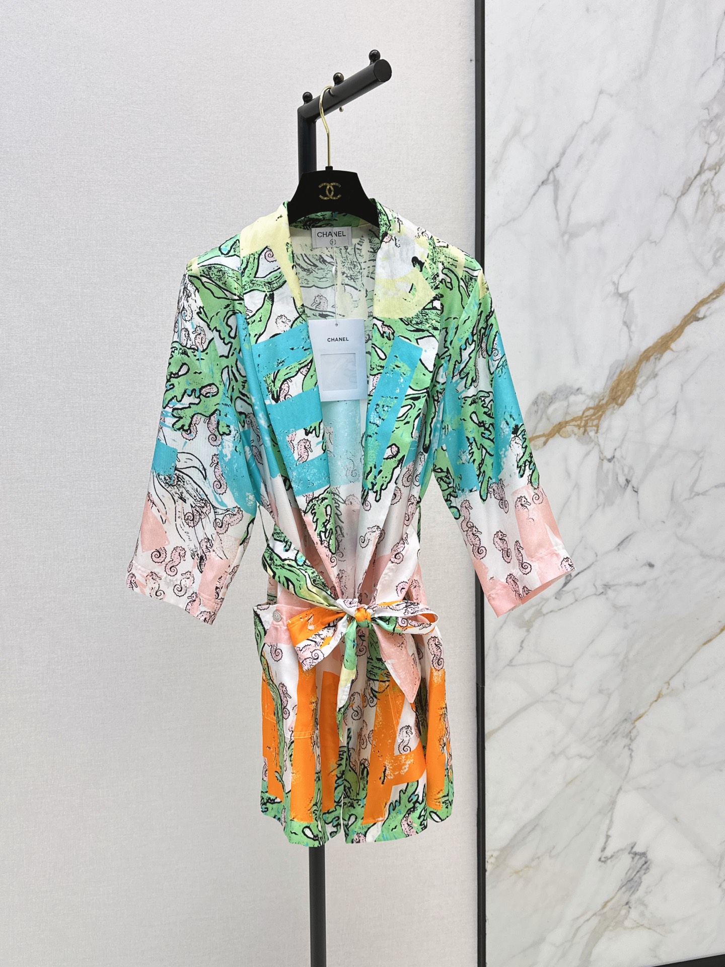 Chan New coco beach silk jacket