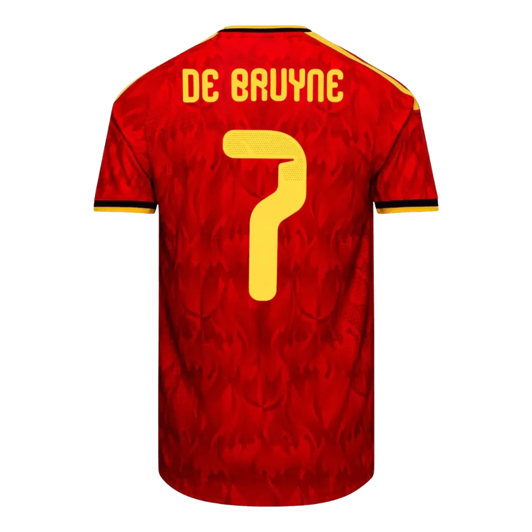 De Bruyne #7 Belgium Player Version Home Jersey 2026 World Cup