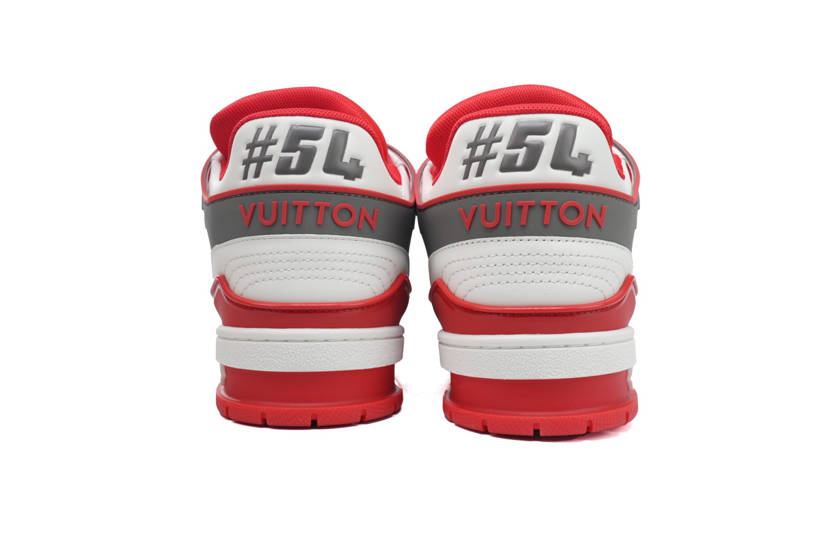 Pkkicks God Batch LOUIS VUITTON Trainer White Red