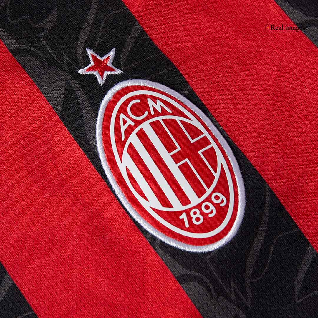 RAFA LEÃO #10 AC Milan Home Soccer Jersey 2025/26 Red&Black