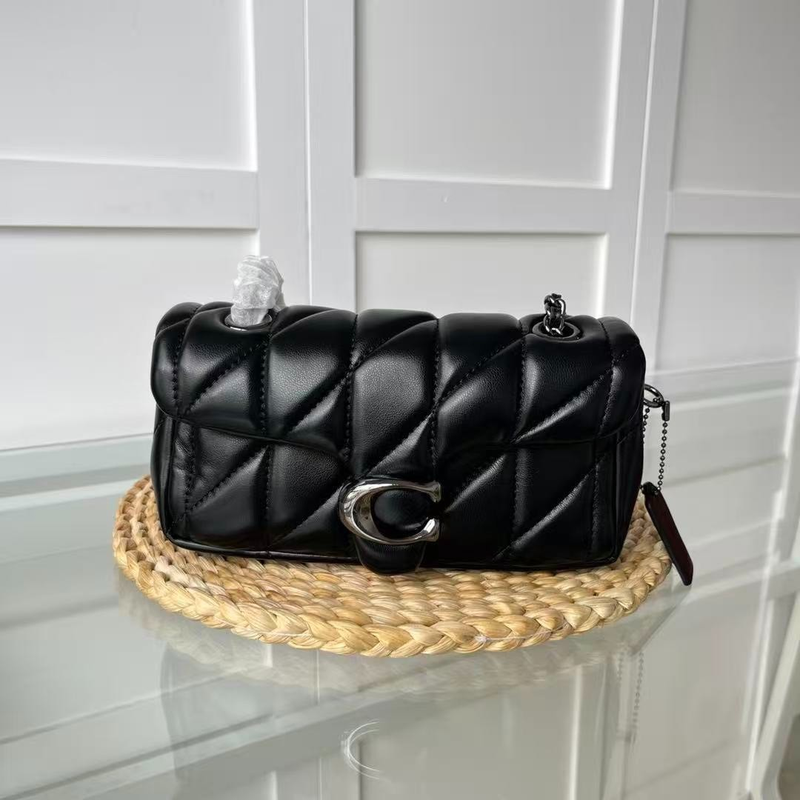 COACH Tabby 20 Quilted Leather Shoulder Bag Bronze Crossbody Wallet CP149