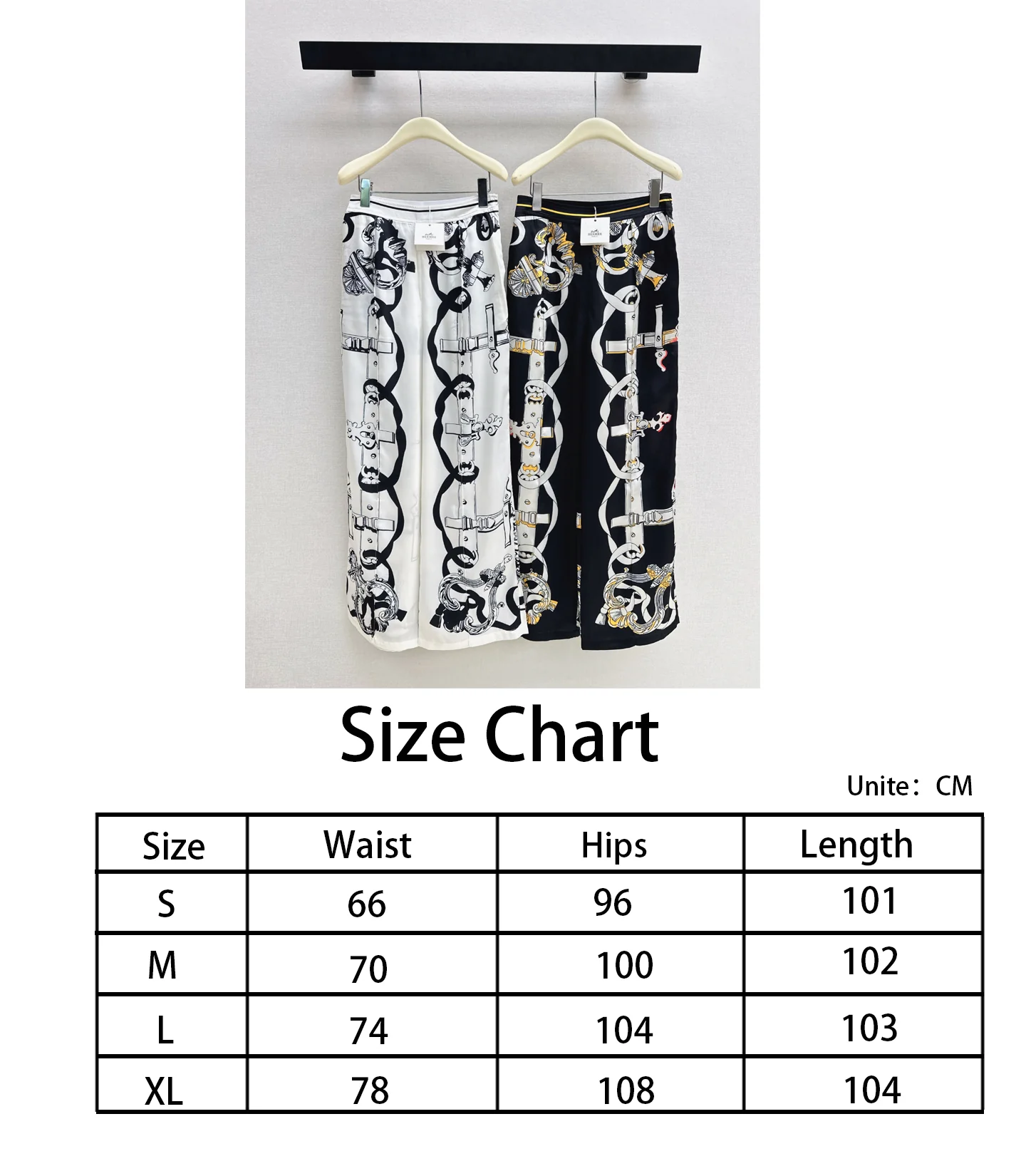 Herm NEW print silk pants