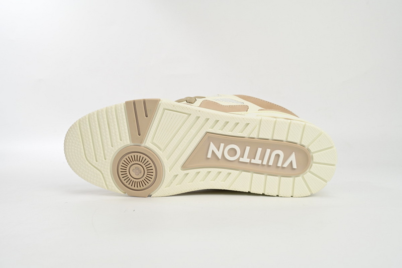 Pkkicks God Batch LOUIS VUITTON Skate Sneaker Beige White