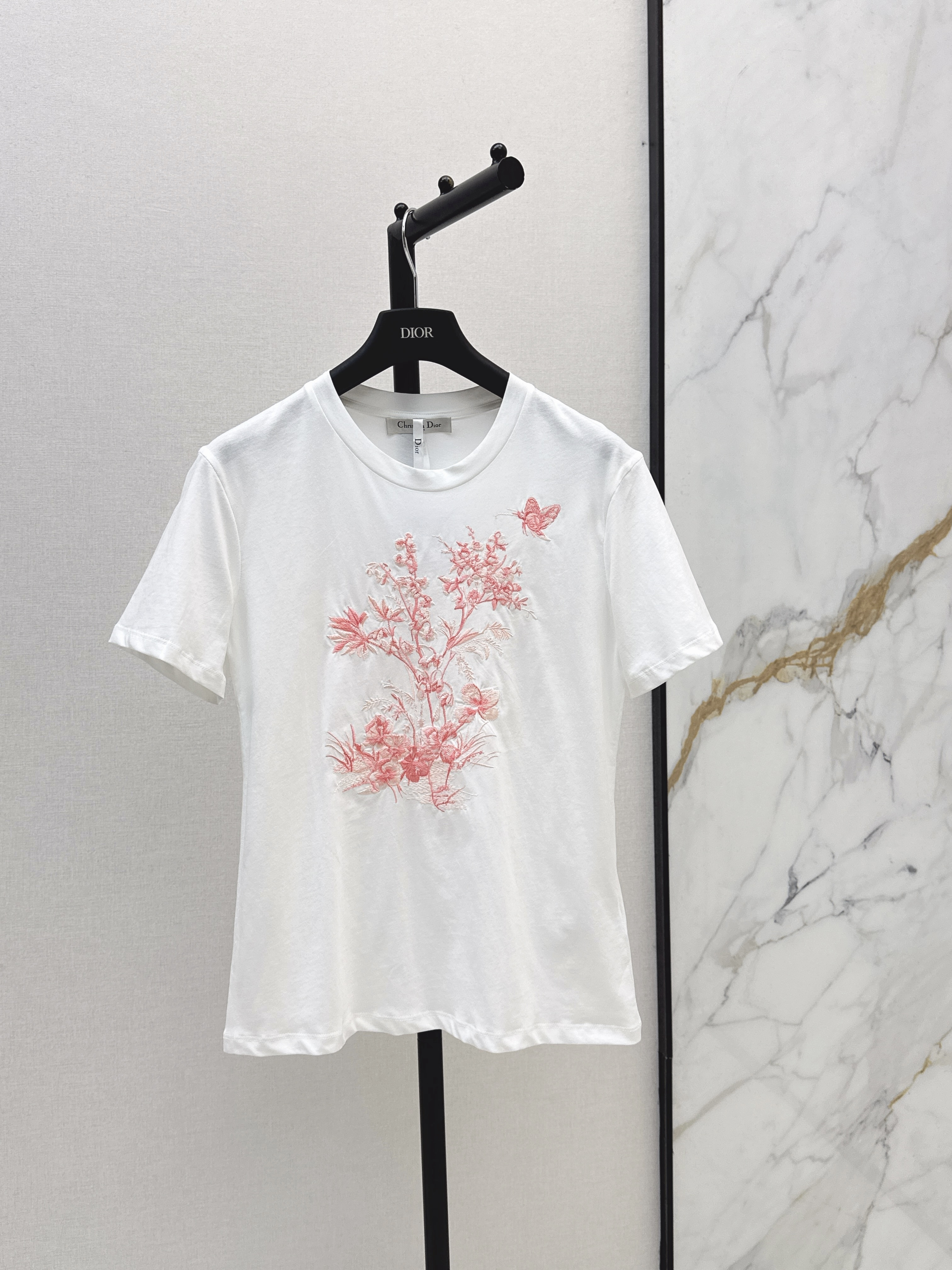 CD New Embroidered Knit T-Shirt
