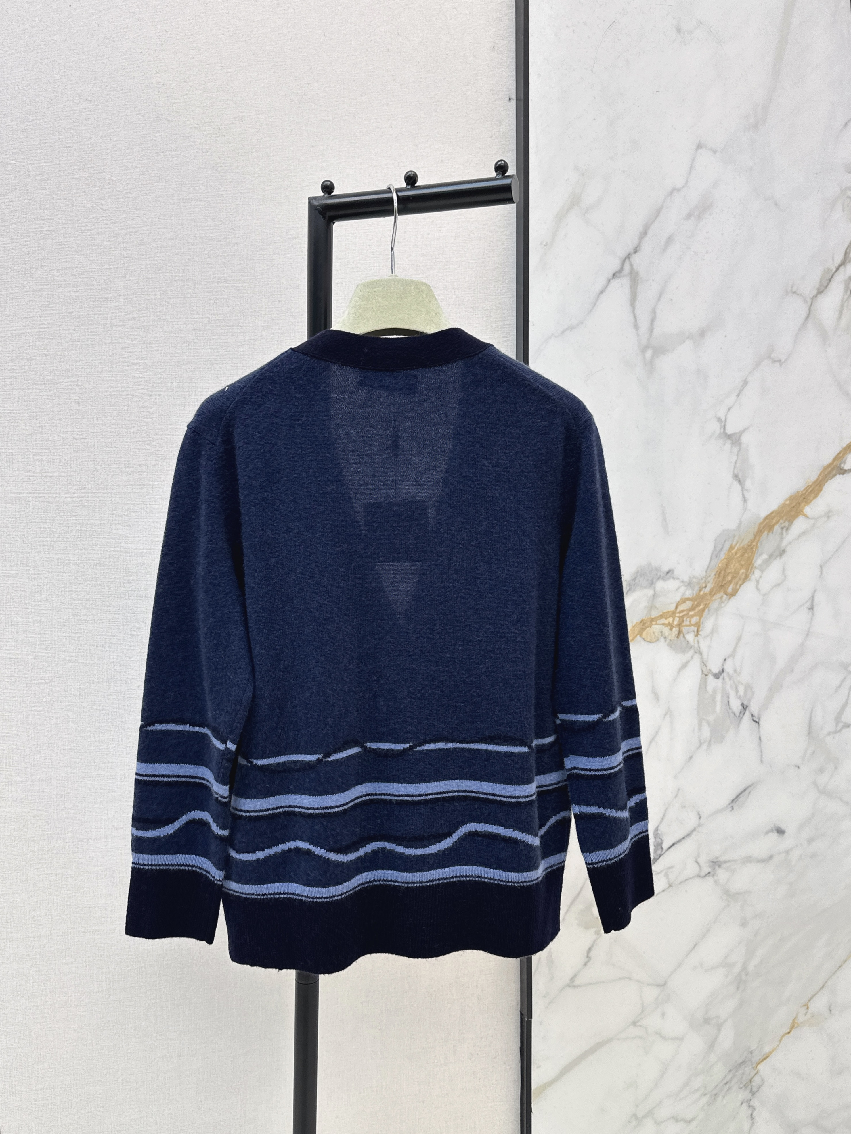 Her New stripe cardigan