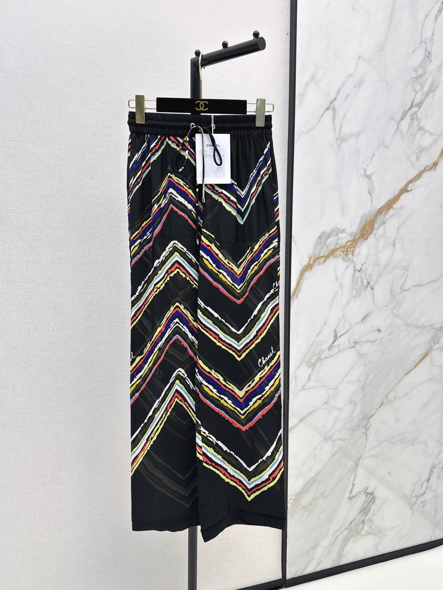 Chan New Silk straight-leg pants