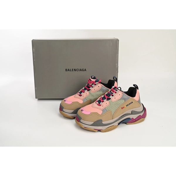 Balenciaga Triple S Grey Pink 490672 W09O5 1036