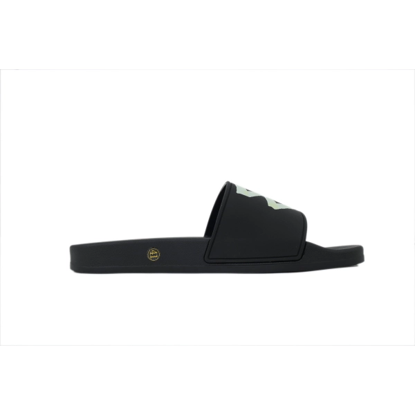 Balenciaga Round-Toe One-Strap Slippers