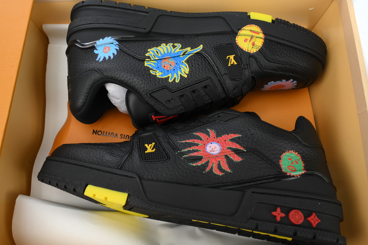 Pkkicks God Batch Yayoi Kusama x Louis Vuitton Trainer Black