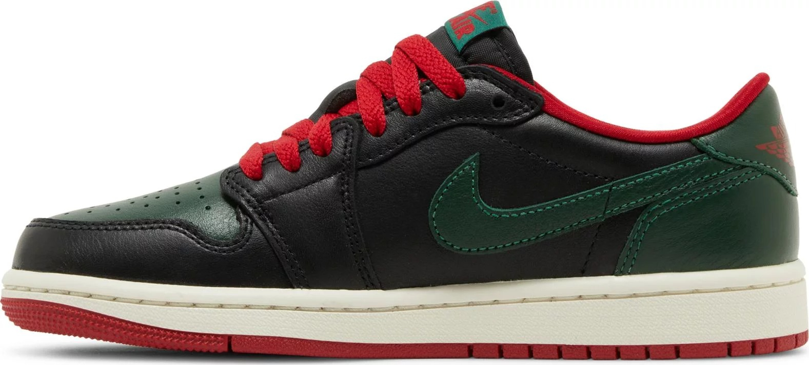Wmns Air Jordan 1 Retro Low OG 'Black Gorge Green' CZ0775-036