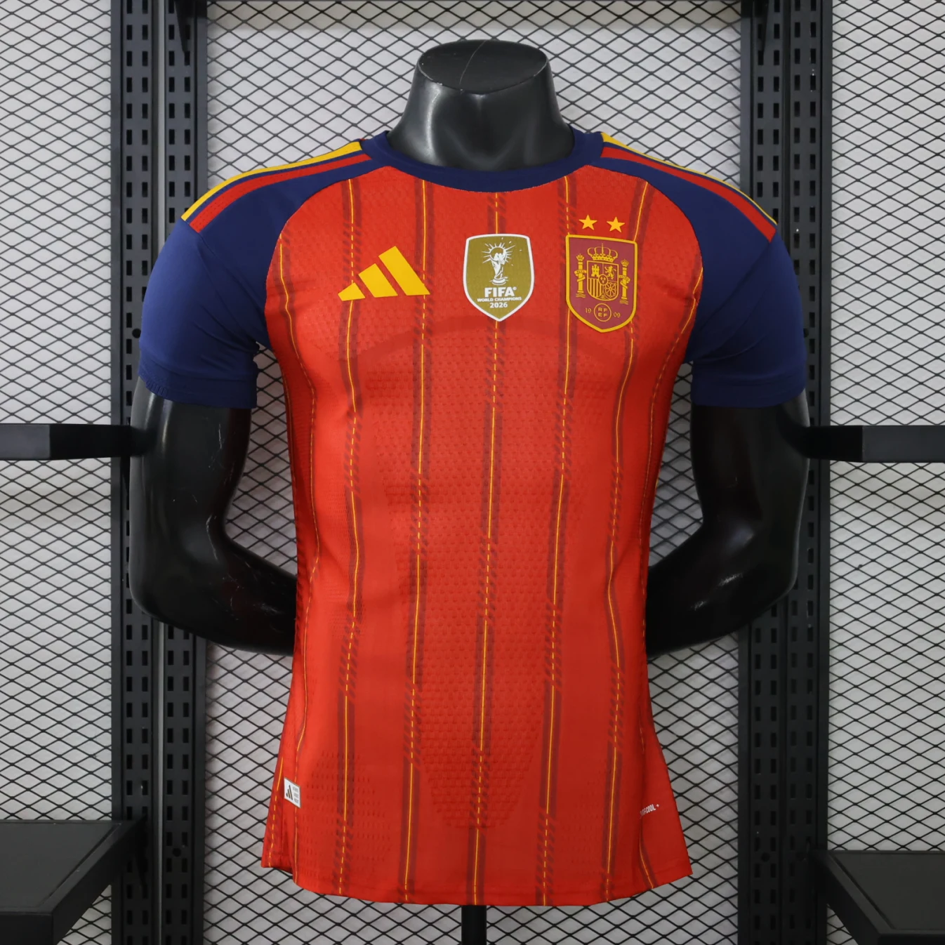 2026-27 Spain Home Two-Star Champion Player-Version Football Jersey (Two stars) 1:1 Thai Quality