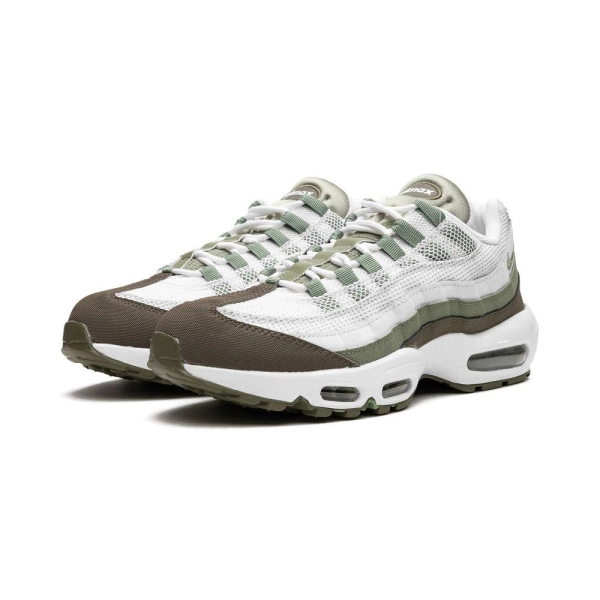 Nike Air Max 95 White Medium Olive Oil Green FD0780-100